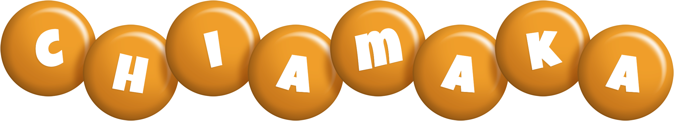 Chiamaka candy-orange logo
