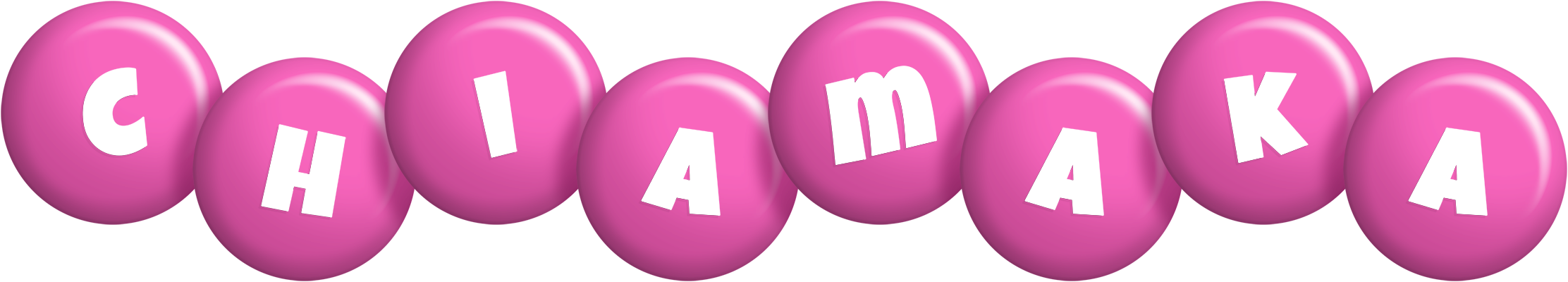 Chiamaka candy-pink logo