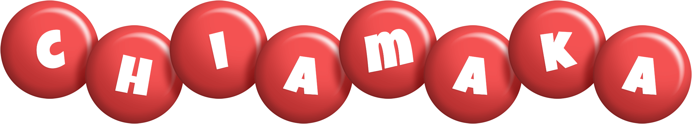 Chiamaka candy-red logo