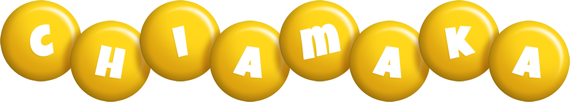 Chiamaka candy-yellow logo