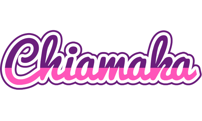 Chiamaka cheerful logo