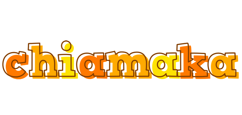 Chiamaka desert logo