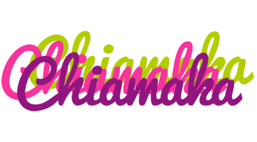 Chiamaka flowers logo