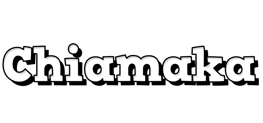 Chiamaka snowing logo