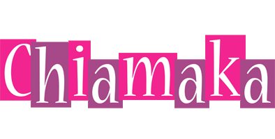 Chiamaka whine logo