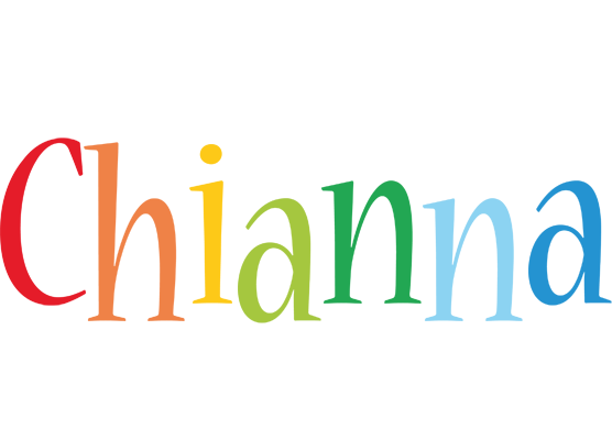 Chianna birthday logo