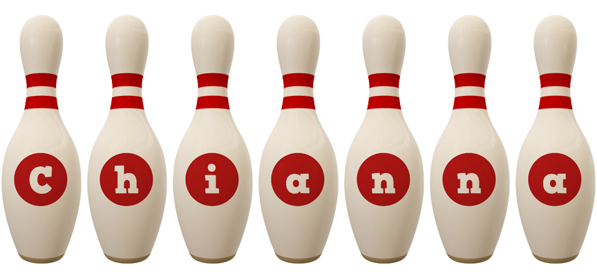 Chianna bowling-pin logo