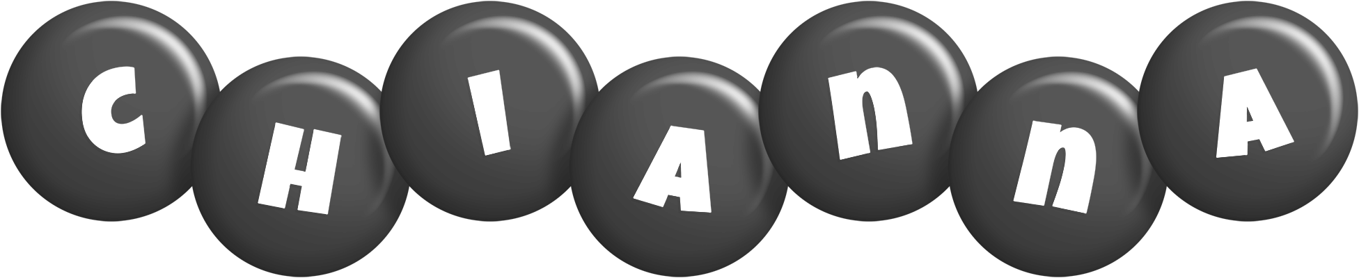 Chianna candy-black logo
