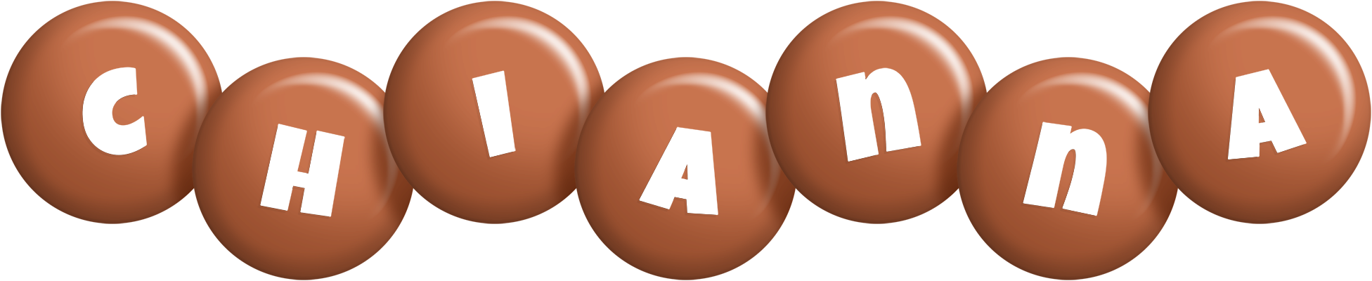 Chianna candy-brown logo