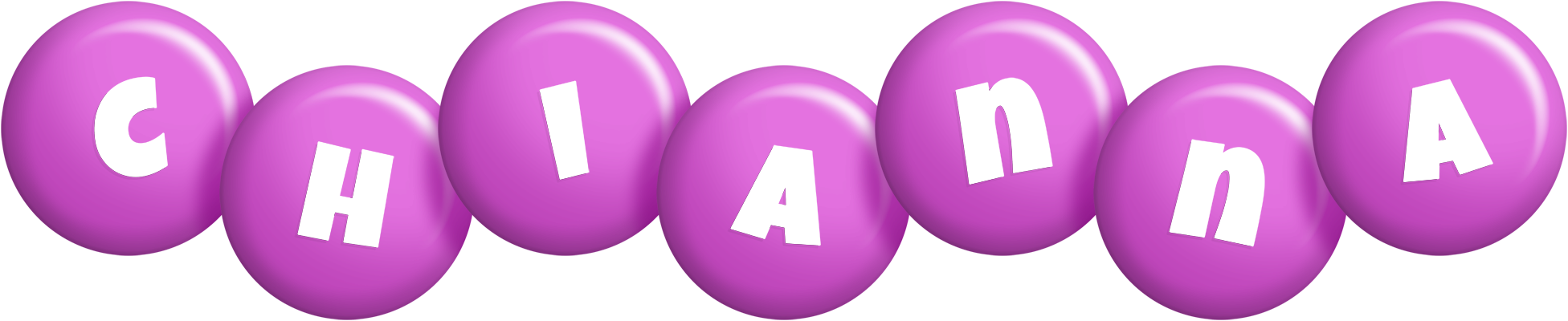 Chianna candy-purple logo