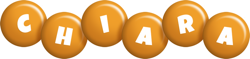 Chiara candy-orange logo