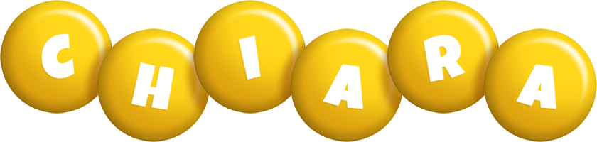 Chiara candy-yellow logo