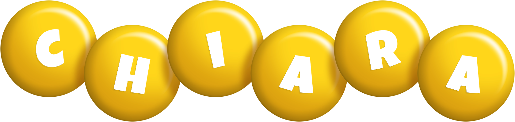 Chiara candy-yellow logo