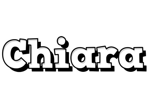 Chiara snowing logo