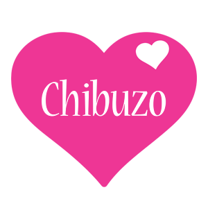 Chibuzo love-heart logo