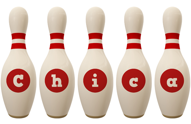 Chica bowling-pin logo