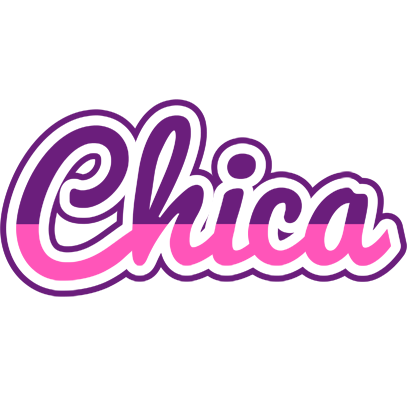 Chica cheerful logo