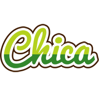 Chica golfing logo