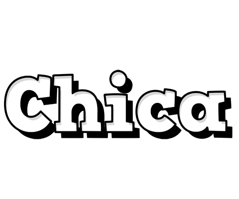 Chica snowing logo