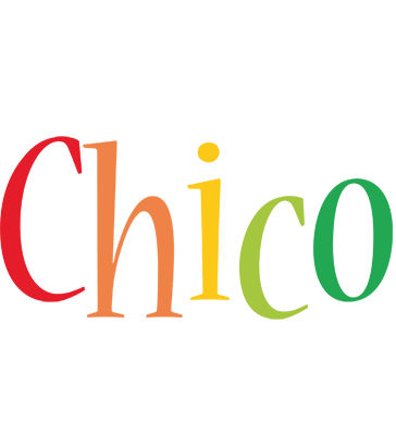 Chico birthday logo