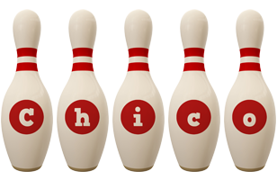 Chico bowling-pin logo