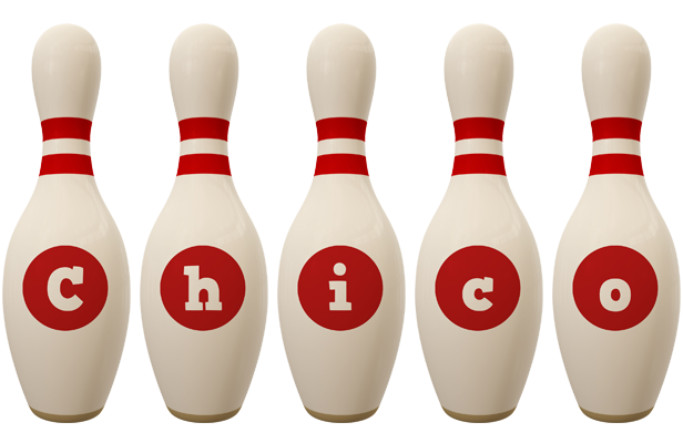 Chico bowling-pin logo