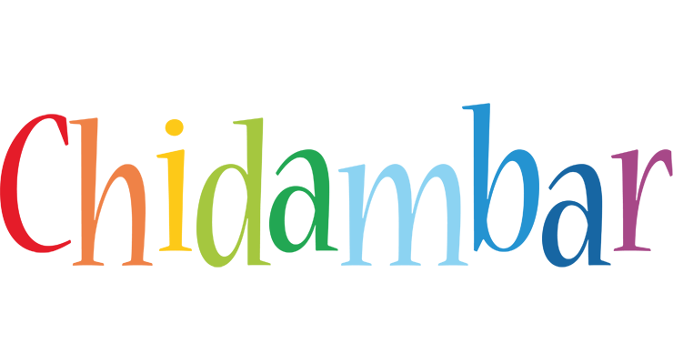 Chidambar birthday logo