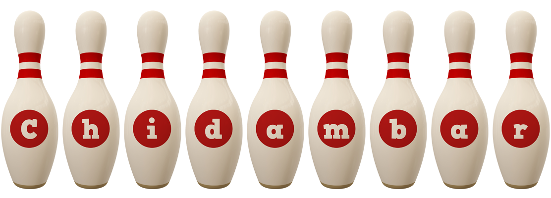 Chidambar bowling-pin logo