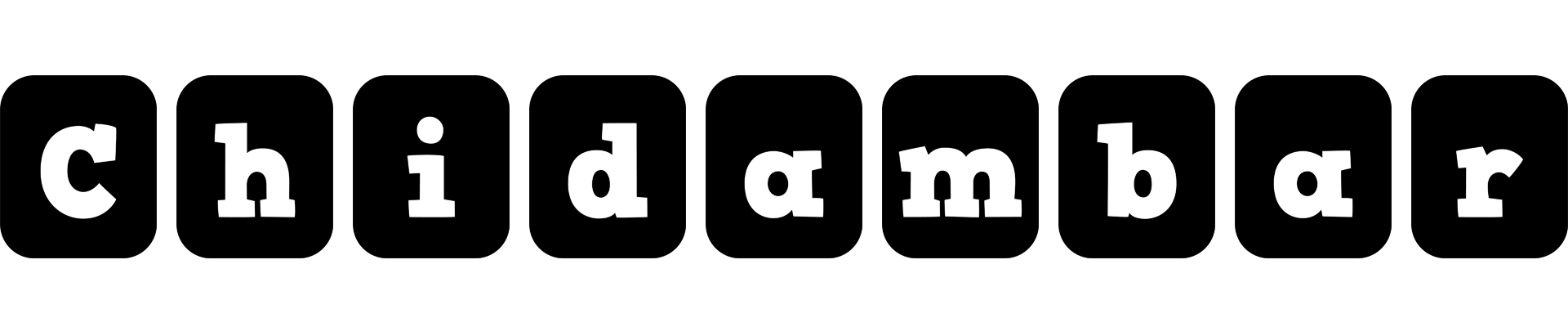 Chidambar box logo