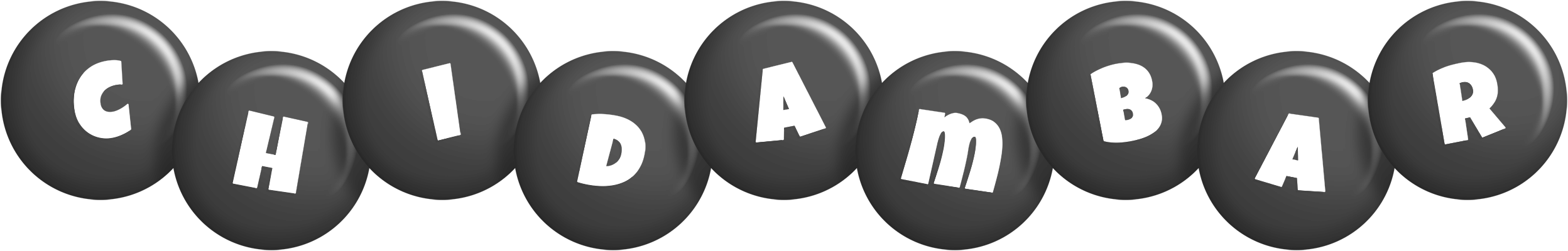 Chidambar candy-black logo