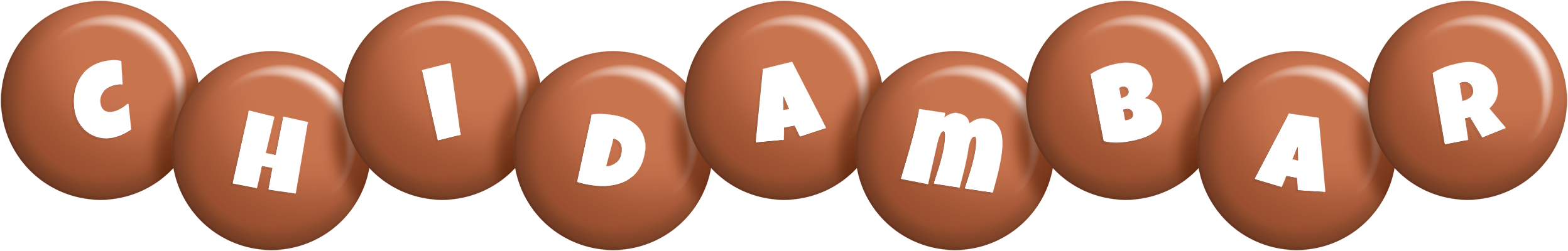 Chidambar candy-brown logo