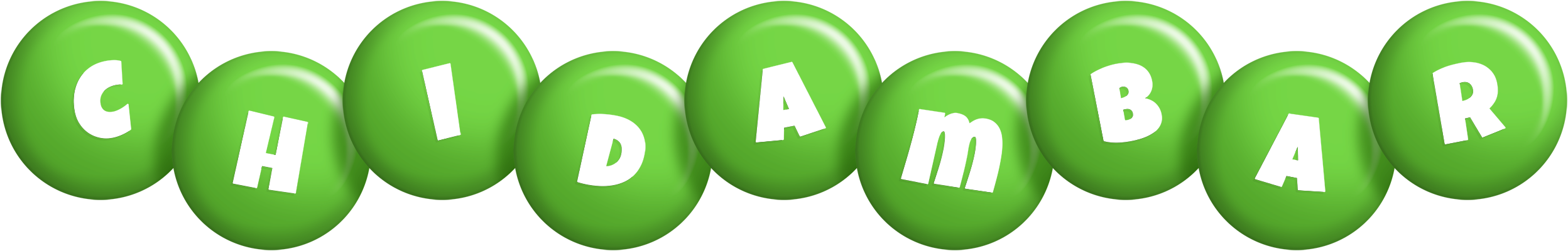 Chidambar candy-green logo