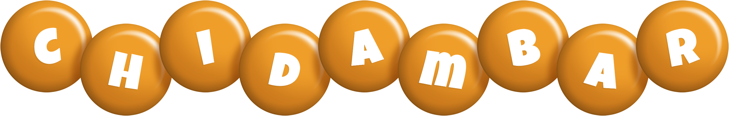 Chidambar candy-orange logo