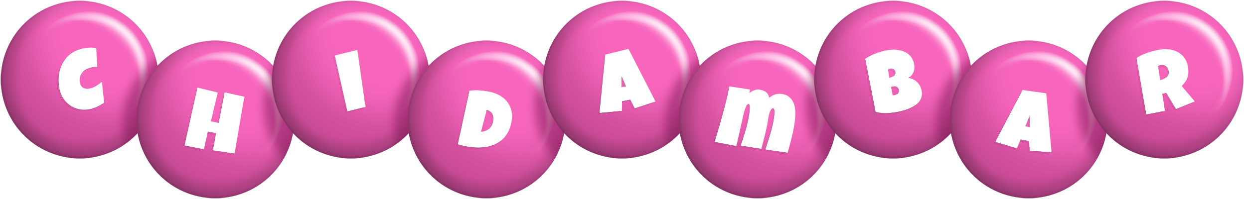 Chidambar candy-pink logo