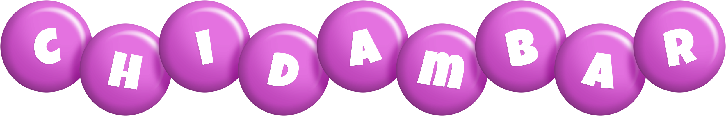 Chidambar candy-purple logo