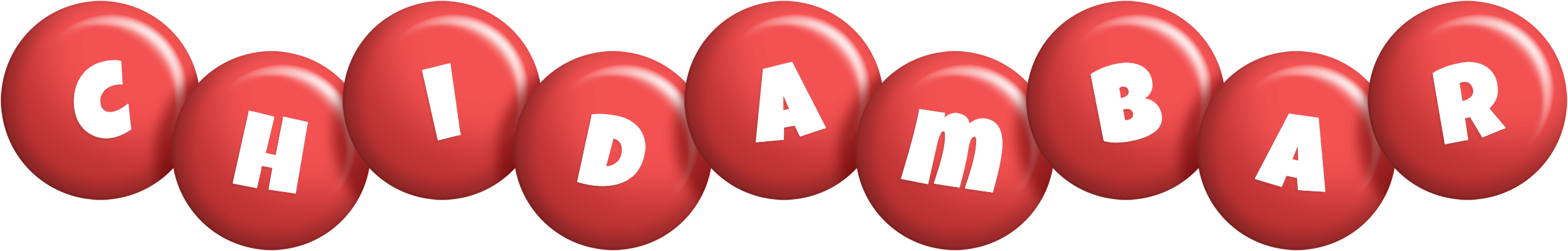 Chidambar candy-red logo