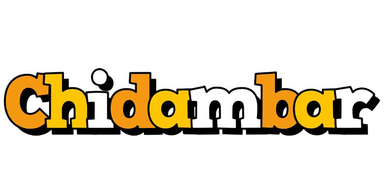 Chidambar cartoon logo