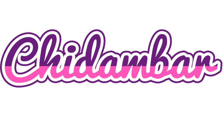 Chidambar cheerful logo