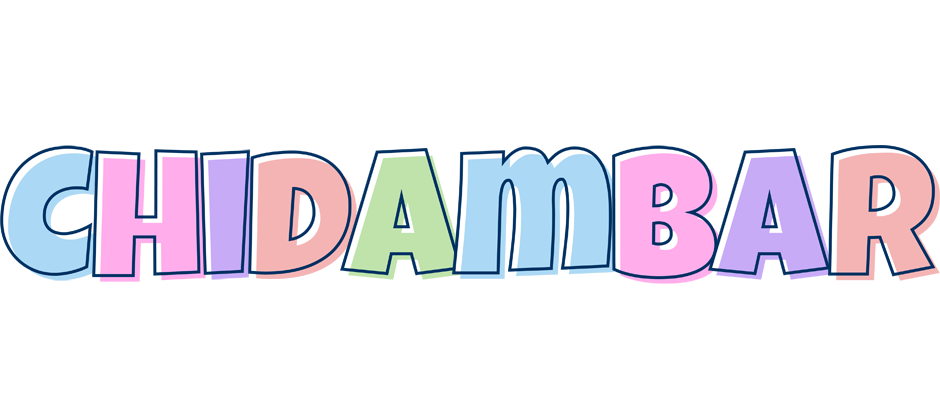 Chidambar pastel logo
