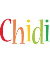 Chidi birthday logo