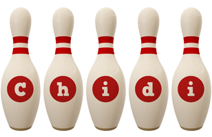 Chidi bowling-pin logo