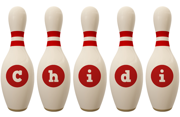 Chidi bowling-pin logo