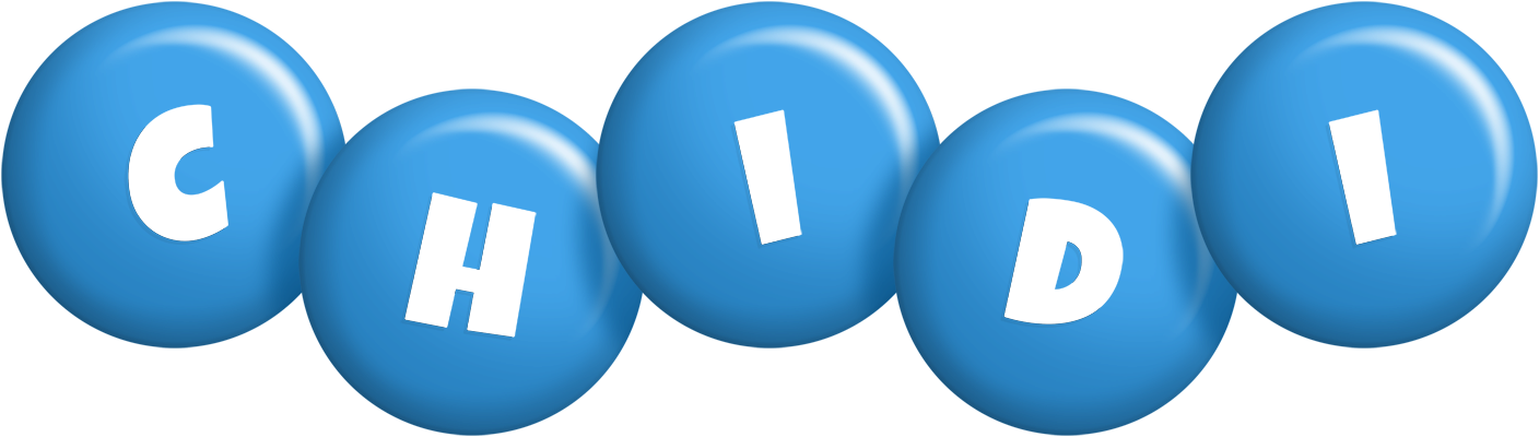 Chidi candy-blue logo