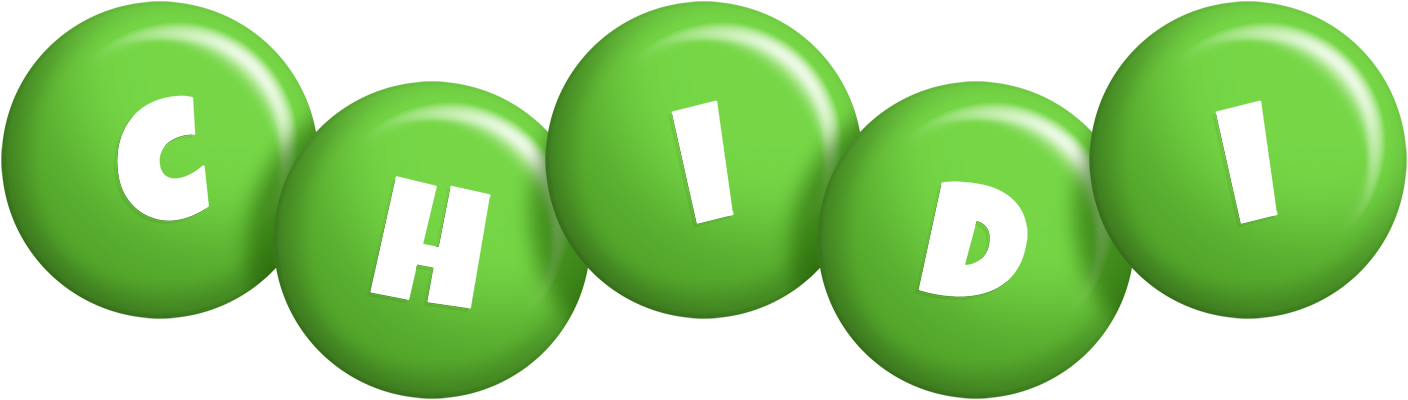 Chidi candy-green logo