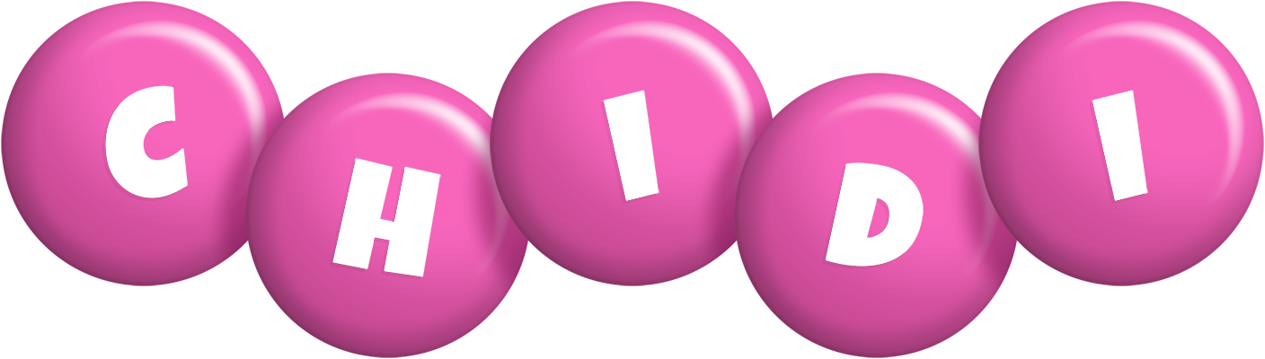 Chidi candy-pink logo