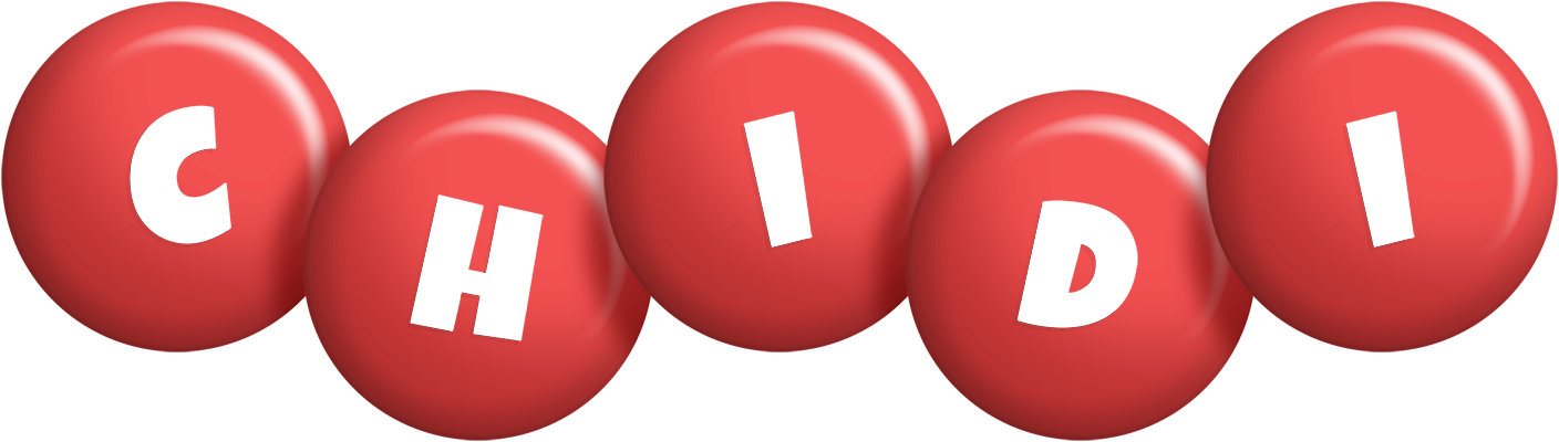 Chidi candy-red logo