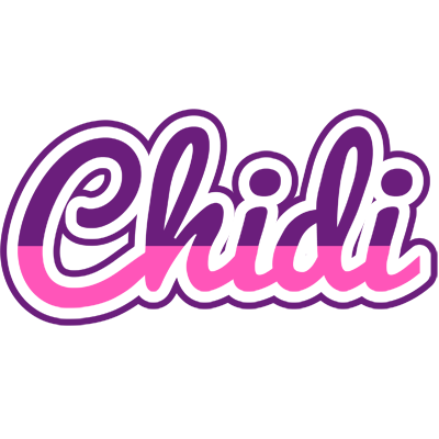 Chidi cheerful logo