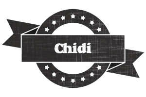 Chidi grunge logo