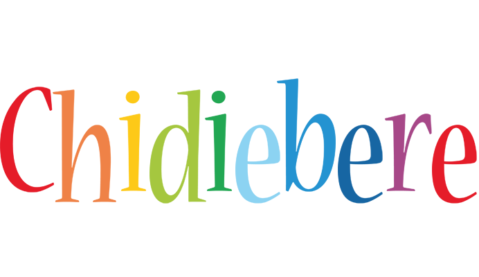 Chidiebere birthday logo