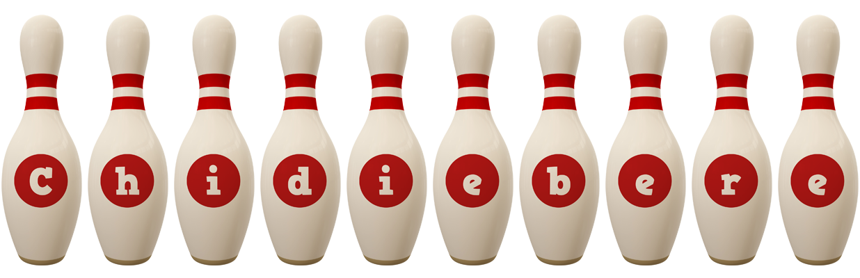 Chidiebere bowling-pin logo